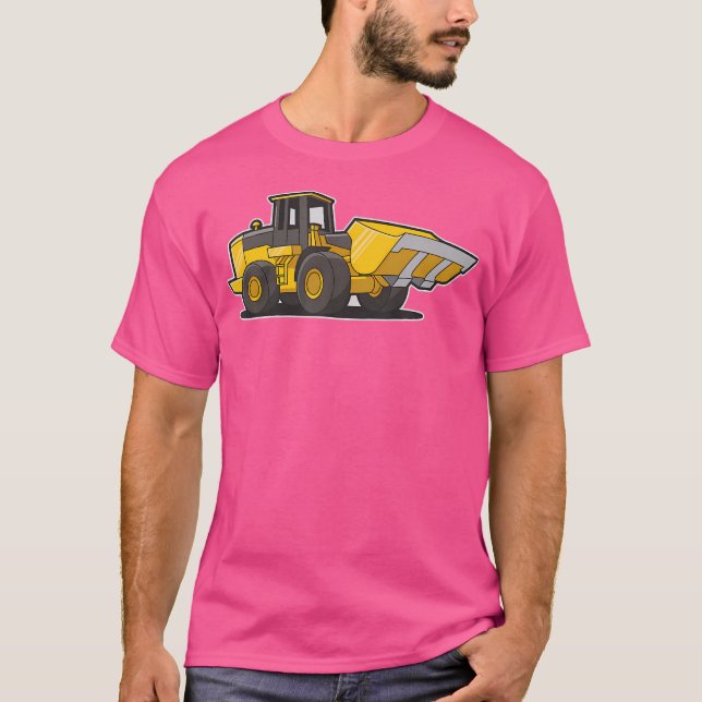 Camiseta Construction Front Loader Tractor For Adults And (Frente)