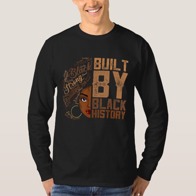 Camiseta Construída por Black History Roupa Melanin Women A (Frente)