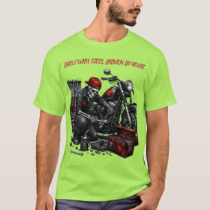 Camiseta Construído Com Aço. Impulsionado Pelo Coração.