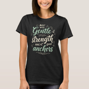 Camiseta Construído com força suave e âncoras silenciosas