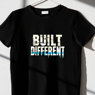 Camiseta "Construído diferente"