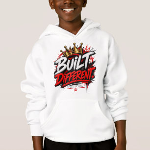 Camiseta Construído Diferente – Bold Streetwear Motivaciona