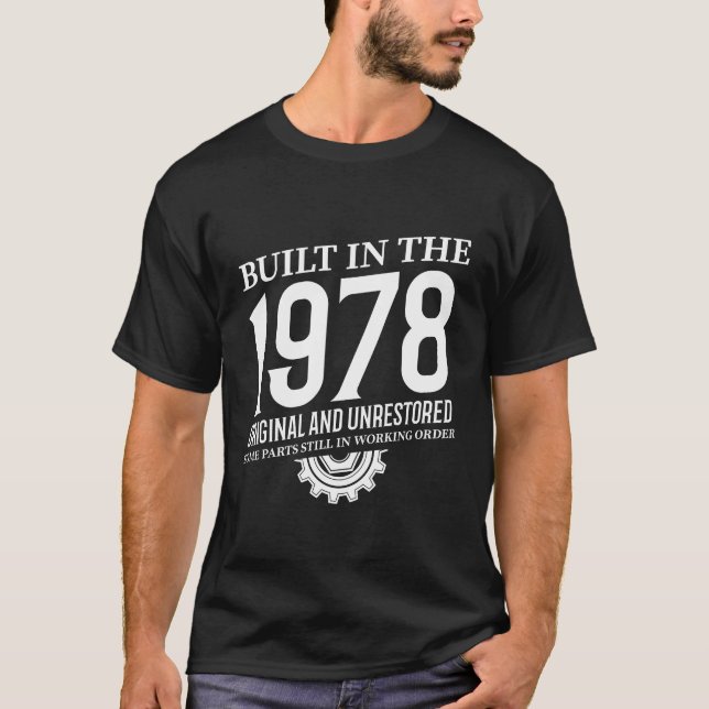 Camiseta Construído Em 1978 (Frente)