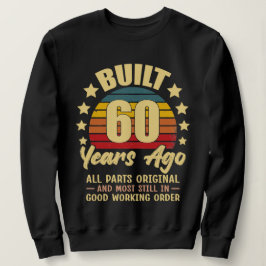 Camiseta Construído há 60 anos Todas as Peças Originais Ani