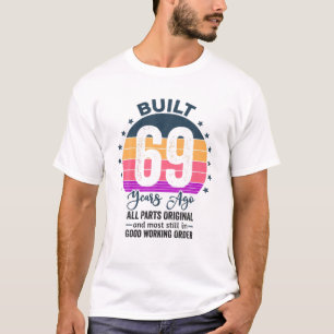 Camiseta Construído Há 69 Anos, Todas As Peças Originais