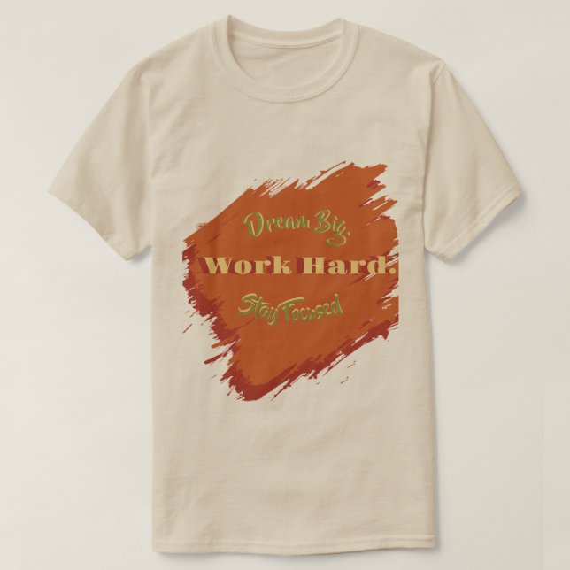 Camiseta Construído na Disciplina (Frente do Design)
