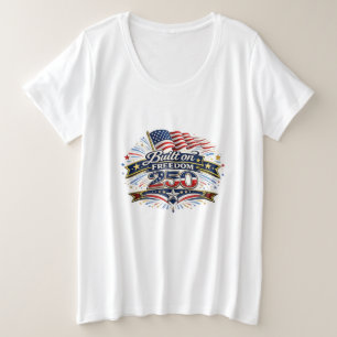 Camiseta Construído na Liberdade – 250 Anos Fortes