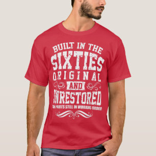 Camiseta Construído nas cidades dos anos 60 Vintage Clássic