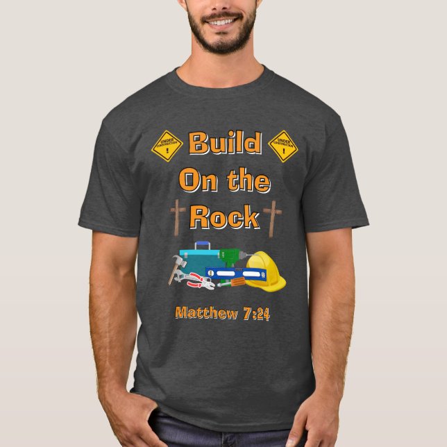 Camiseta Construído no Rock (Frente)