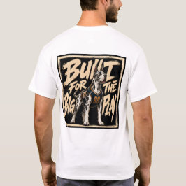 Camiseta Construído Para A Grande Jogada Arte Do Grande Dan
