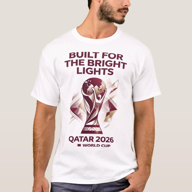 Camiseta Construído para as Luzes Brilhantes (Frente)