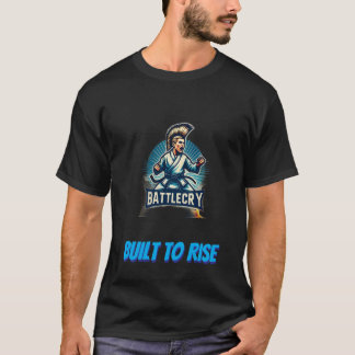 Camiseta Construído para Subir