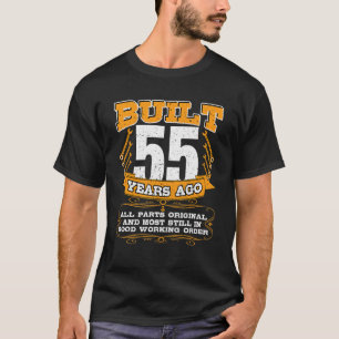 Camiseta Construído Por 55 Anos, Todas As Peças Originais E