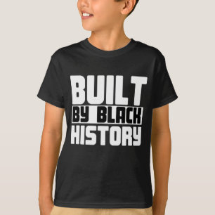 Camiseta Construído Por História Negra Para História Negra 