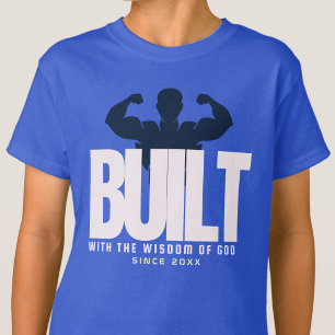 Camiseta Construído - Reze Espírito Santo Cristo Gráfico