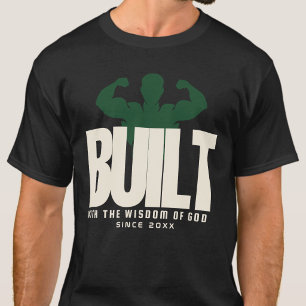 Camiseta Construído - Reze Espírito Santo Jesus Gráfico