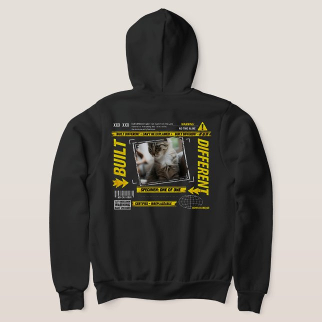 Camiseta Construído sob medida de forma diferente - Amante  (Postura das costas)