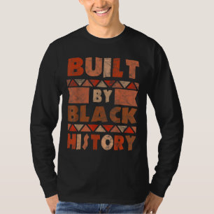 Camiseta Construídos por homens do orgulho africano da Hist