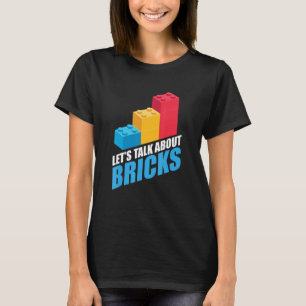 Camiseta Construindo Tijolos Bloqueia Ventilador Master Bui