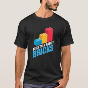 Camiseta Construindo Tijolos Bloqueia Ventilador Master Bui