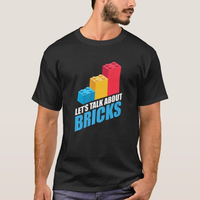 Camiseta Construindo Tijolos Bloqueia Ventilador Master Bui (Frente)