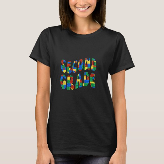 Camiseta Construindo Tijolos de Segundo Grau 2 Professores (Frente)