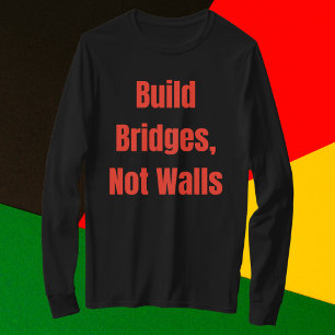Camiseta Construir pontes sem paredes