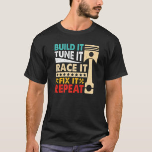 Camiseta Construir Ti Ajustar A Corrida De Ti Quebrar Mens 