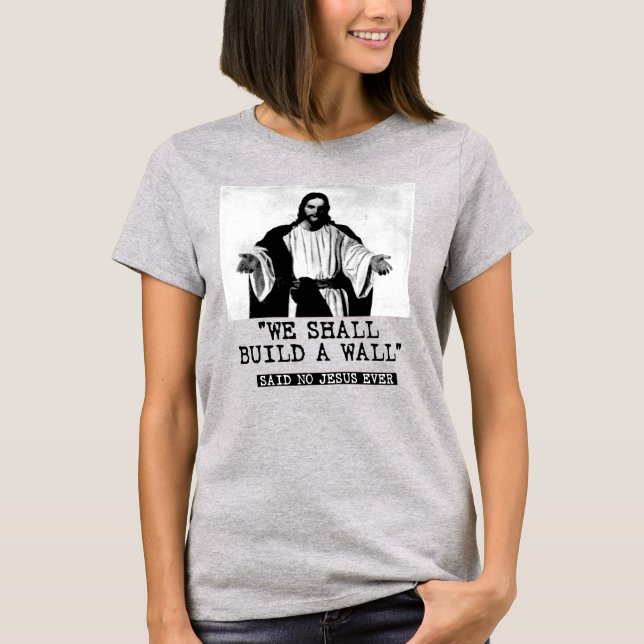 CAMISETA CONSTRUIREMOS UMA PAREDE - DISSE NINGUÉM (Frente)