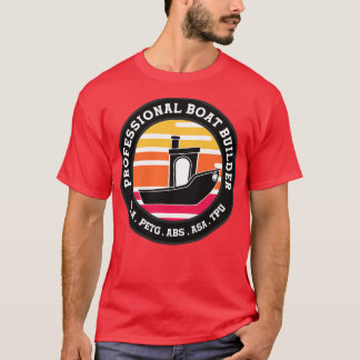 Camiseta Construtor de Barcos Profissionais Benchosos de Im