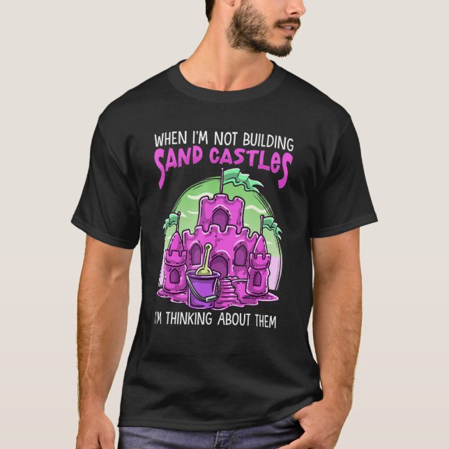 Camiseta Construtor de Castelo de Areia Inspirado no Castel (Frente)