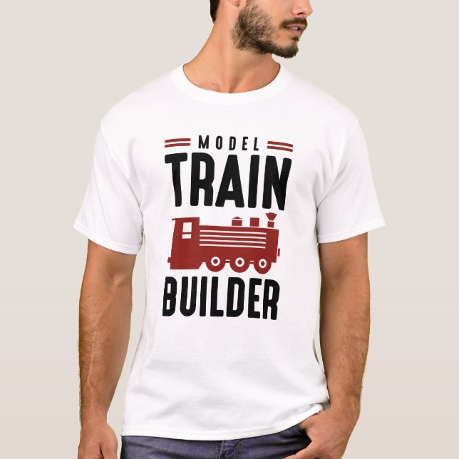 Camiseta Construtor de Comboios Modelo (Frente)