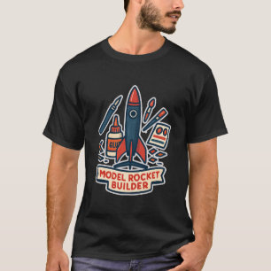 Camiseta Construtor de Foguetes Modelo
