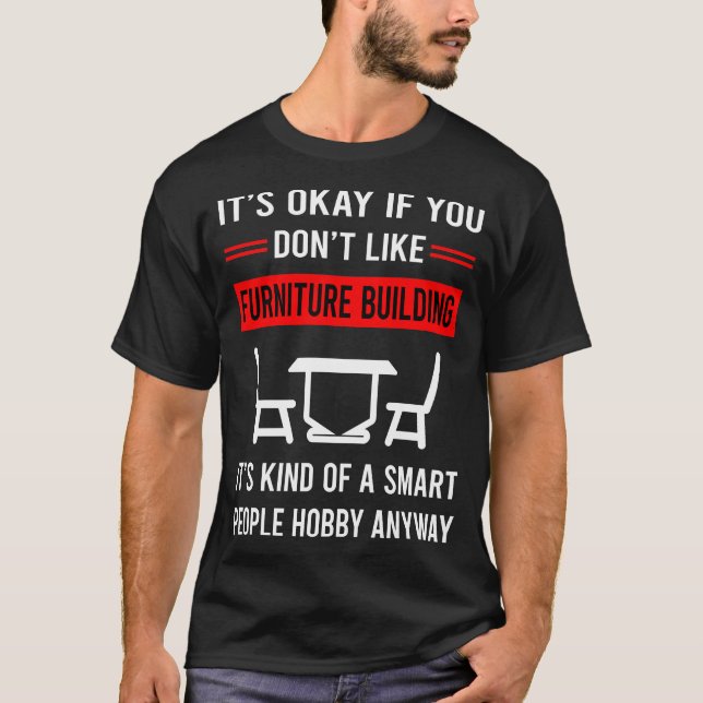 Camiseta Construtor de Mobiliário Carpintário (Frente)