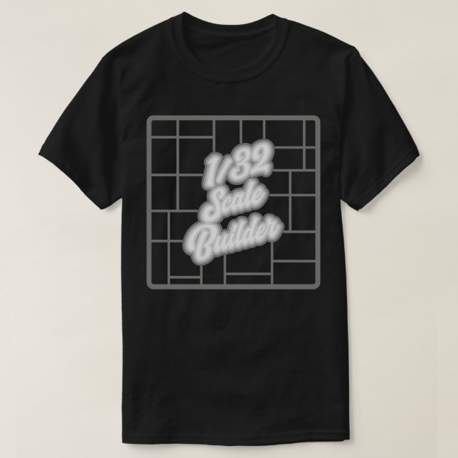 Camiseta Construtor de modelos em escala 132 (Frente do Design)