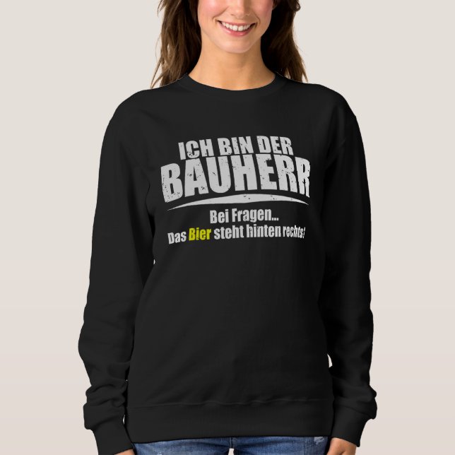 Camiseta Construtor Engraçado Com Apresentação (Frente)