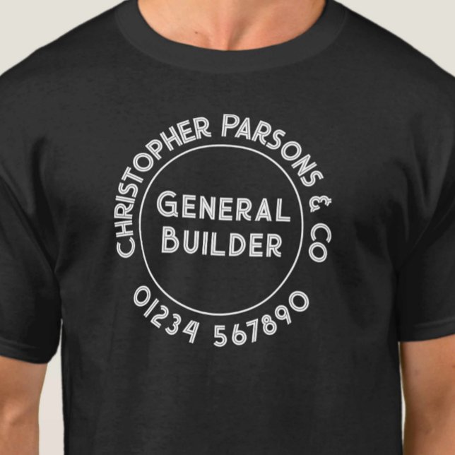 Camiseta Construtor geral (Criador carregado)