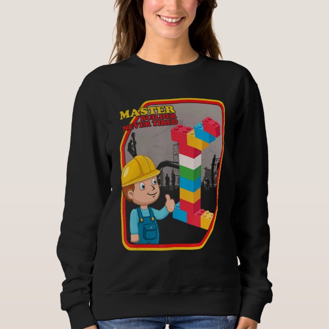Camiseta Construtor Mestre Nunca Cria Construção B (Frente)