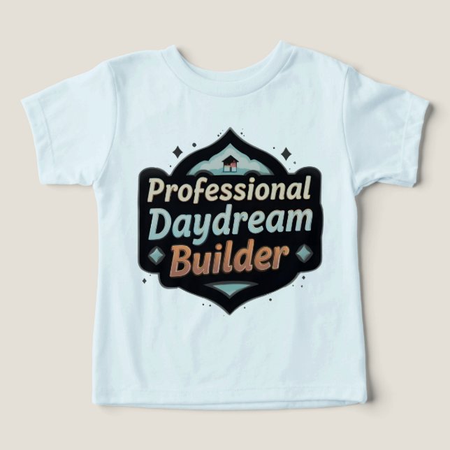 Camiseta Construtor Profissional de Devaneios Citação Engra (Design frontal)
