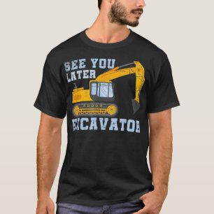 Camiseta Construtor Worker Excavator Driver Men Gift