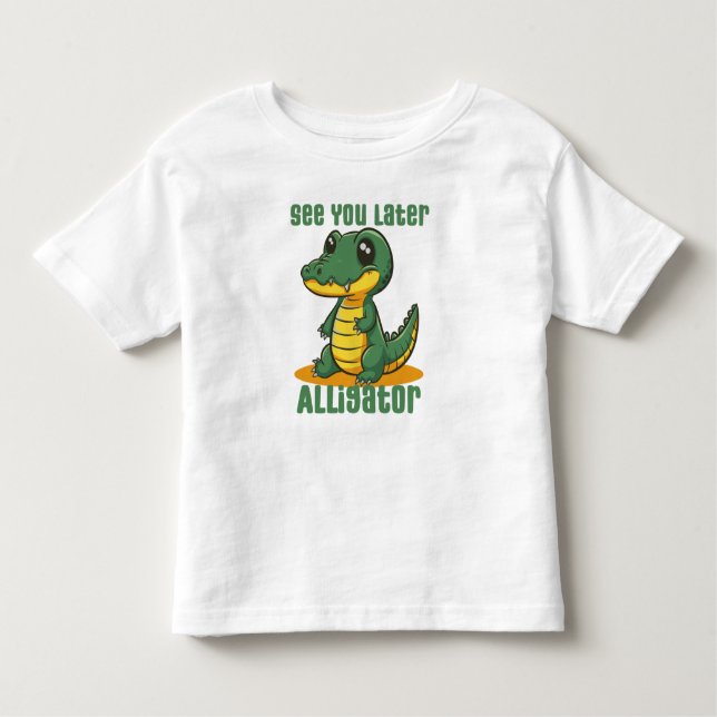 Camiseta Consulte Você Mais Tarde Alligator (Frente)