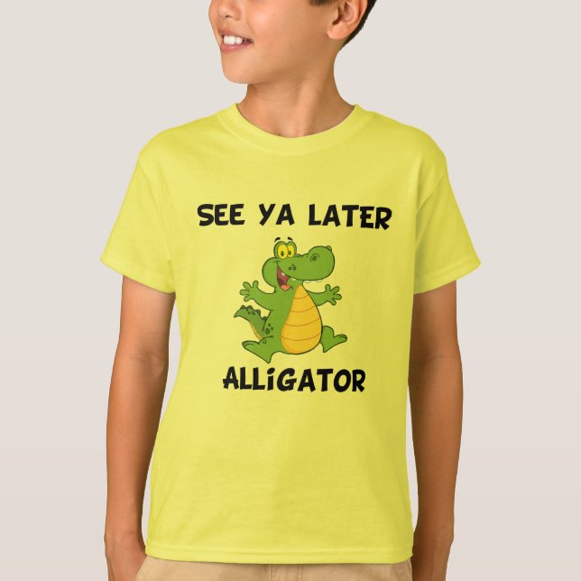 Camiseta Consulte Ya Posterior Alligator (Frente)