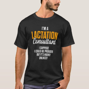 Camiseta Consultor de Aleitamento Sensibilização para o A