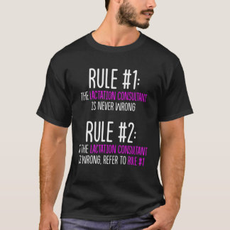 Camiseta Consultor de Aleitamento Sensibilização para o Ale