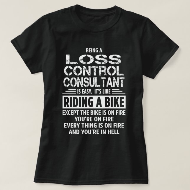 Camiseta Consultor de Controle de Perdas (Frente do Design)