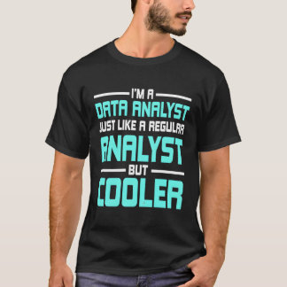 Camiseta Consultor de Estatística de Analista de Dados Ch D