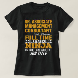 Camiseta Consultor de Gerenciamento Associado Sr.