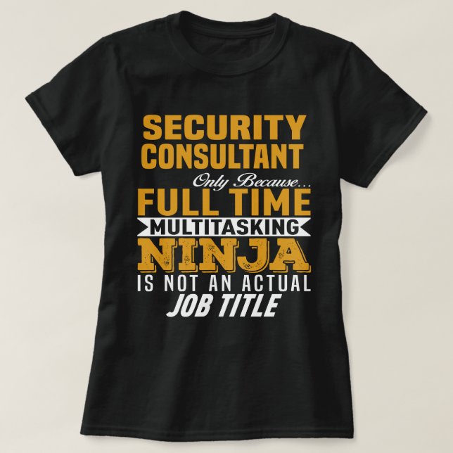 Camiseta Consultor de Segurança (Frente do Design)