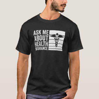 Camiseta Consultor De Seguros De Saúde Para Agente De Segur