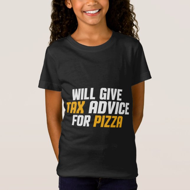Camiseta Consultor Fiscal, O Funny da CPA dará Aviso Fiscal (Frente)